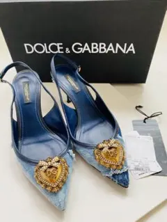 【美品】Dolceu0026Gabbana ドルチェアンドガッバーナ デニムパンプス
