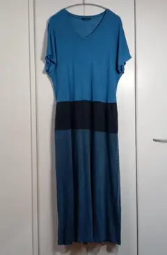 極美品　Y’s for living　麻100％ロングOP　F　日本製