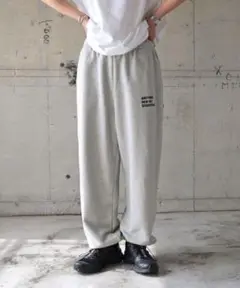 ANME アンメ ロゴ刺繍入り レディース スウェット パンツ Ｍ グレー