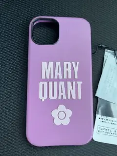 新品未使用MARY QUANT 牛革　iPhone13 スマホケース