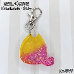 ハンドメイド キーホルダー 猫 847