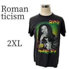 ★美品 ロマンティシズム ボブ・マーリー 黒 Tシャツ 2XL(3L)