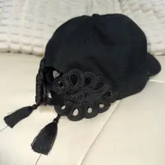 tanaka daisuke 黒キャップ tanakadaisuke/タナカダイスケ】《STUDIOUS別注》China ribbon