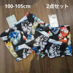 【タグ付き】H&M　ソニック 水着 2点セット 100-105cm　2-4y