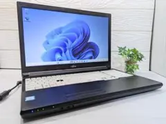 Windows11ノートパソコン✨オフィス付き✨富士通　新品SSD　Wi-Fi