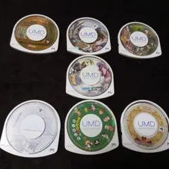 PSPソフト 7本セット モンハン みんゴル スターオーシャン パチスロ北斗