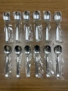 ステンレススチール製スプーン12本セット