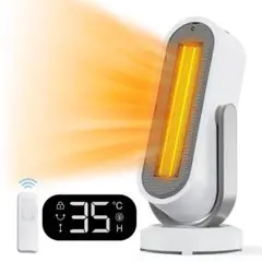 ☆セラミックヒーター 電気ファンヒーター 電気ストーブ ホワイト☆