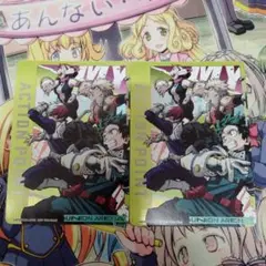 ユニオンアリーナ　アクションポイント　2枚セット プロモ　ホロ　ヒロアカ