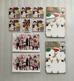 ダンダダン　ナツコミ ツインステッカー　ペーパークラフト　イラストカード　シール