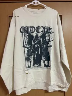 GIDEAL clash scull print t shirt