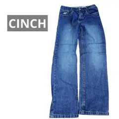 一点もの【CINCH 】デニムブルー フレアジーンズ 14S