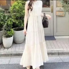 2025年最新】プリーツティアードノースリワンピースの人気