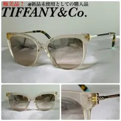 (極美品!) TIFFANY ティファニー ロゴ TF4176F サングラス