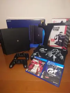PS4 pro+コントローラー+スタンド+おまけソフト