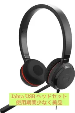 Jabra 有線ヘッドセット ブラック　GN USB接続