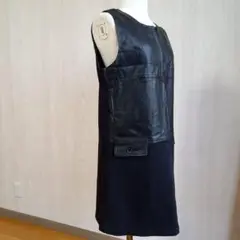 ベスト黒　未使用　　M-L
