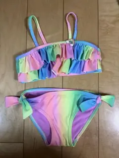 H&M カラフルフリルビキニセット 92