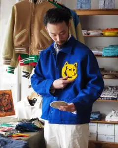 SETTLEMIER'S VARSITY JACKET COBALT M