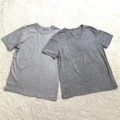 ユニクロ・ギャップ【M・S】M相当 グレー Tシャツ 2枚セット 春夏