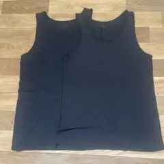 UNIQLO エアリズム　タンクトップ　黒　2枚セット