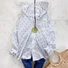 フランク&アイリーン◆バリー　ヤシの木　刺繍　チェック柄　シワ加工