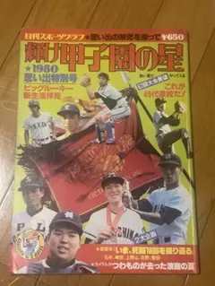 輝け甲子園の星　1980年　思い出特別号