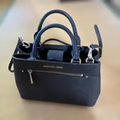 MICHAEL KORS ネイビー ハンドバッグ