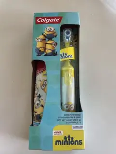 コルゲート　ミニオンズ　電動歯ブラシ&歯磨きペーストセット