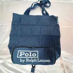 POLO RALPH LAUREN　デニム折り畳みエコバッグ　未使用