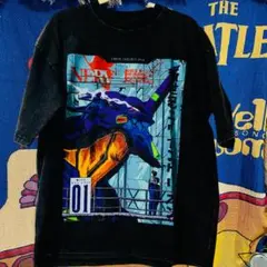 碇シンジ Tシャツ メンズ エヴァンゲリオン 昭和レトロ 懐かしアニメ 広告風