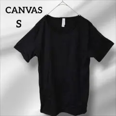 CANVAS 【S】半袖Tシャツ ブラック