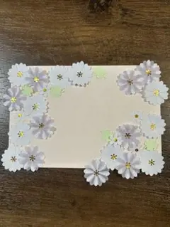 花 薄紫 白 約50個セット