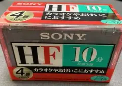 SONY カセットテープ　ノーマル　10分　4巻セット