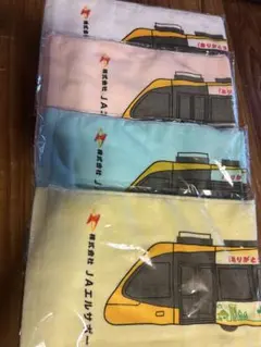 宇都宮ライトレール　JAエルサポート 電車タオル 4枚セット