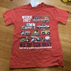 【新品タグ付】働く車　Tシャツ　130サイズ