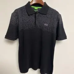 HUGO BOSS ヒューゴボス ブラック ポロシャツ グラデーション L