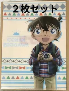 ２枚セット 名探偵コナン AGF2018 クリアファイル 江戸川コナン 安室透
