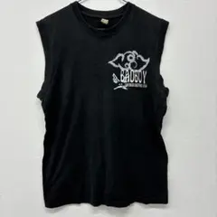 BADBOY ブラック ノースリーブ タンクトップ　M コ41