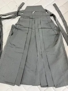 ストライプエプロンスタイル袴　乗馬タイプ