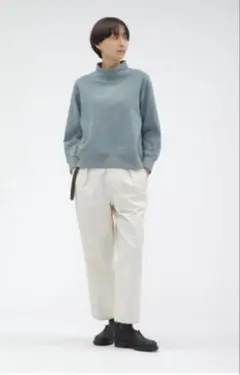 MHL コットンタックパンツ