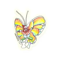 SUPREME GONZ BUTTERFLY STICKER