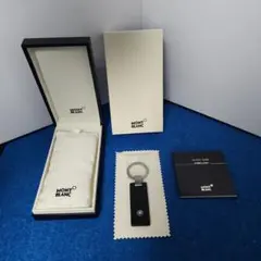 【未使用・新品】MONT BLANC シルバー キーリング 107685_top.jpg