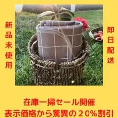 【限定2点ベージュ】レジャーシート ピクニックシート チェック 防水 コンパクト