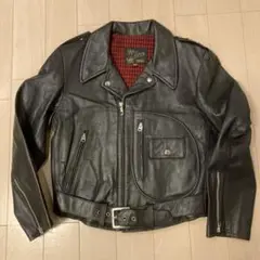 【専用】60s 70s Sears ダブルライダースジャケット Dポケ 36 専用】60s 70s Sears ダブルライダースジャケット Dポケ 36