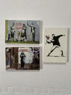 バンクシー　banksy ストリートアート 3点セット バンクシー風