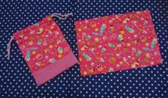 ハンドメイド☆ランチョンマット☆給食袋☆入園 入学
