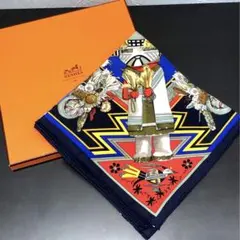 エルメス☆カレ90Kachinas(カチナ)/ネイビー