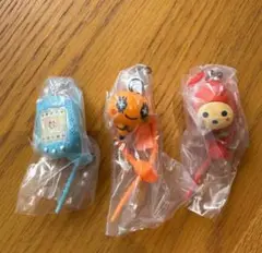 キャラクター型ストラップ3個セット