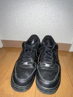 NIKE airforce1 黒　ナイキ　エアフォースワン27.5cm 送料込み